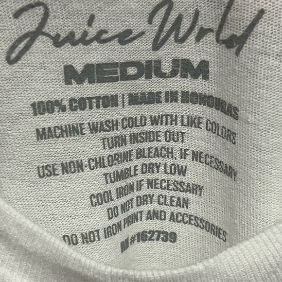 Juice World Adult Size Medium Airbrush Graphic Concert Tee shirt White - Picture 7 of 7